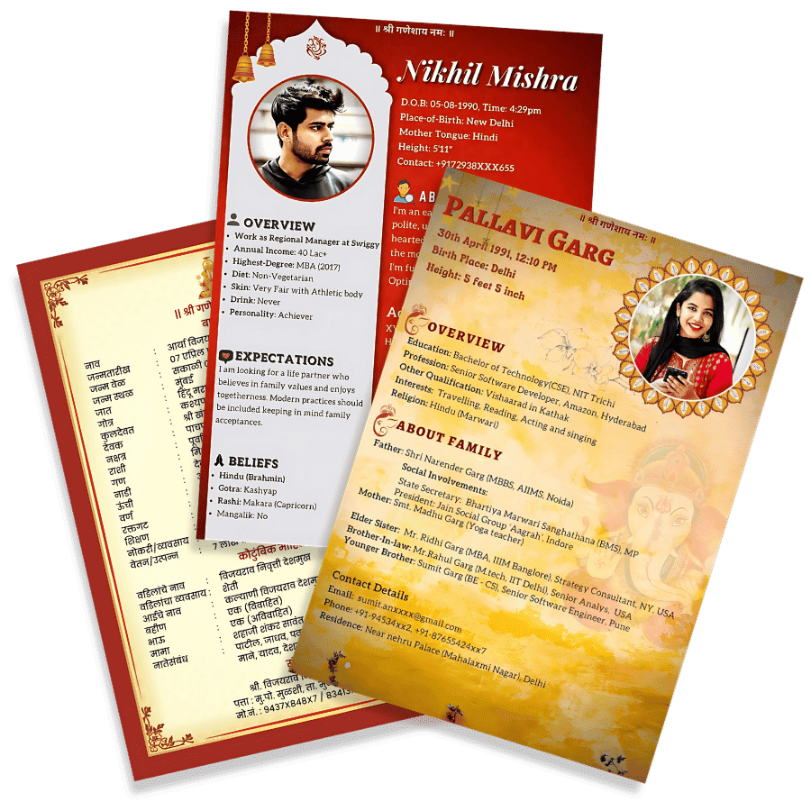 Biodata for marriage maker